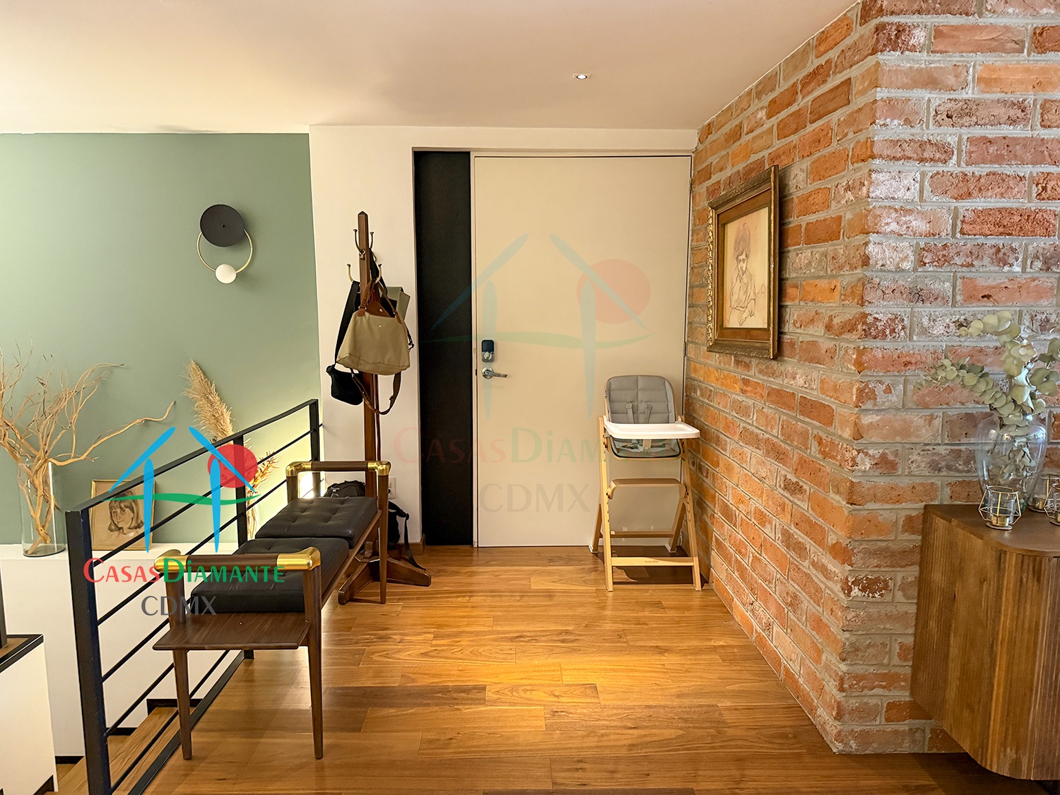 Roma Norte Departamento Orquídea - Vestíbulo de acceso 1